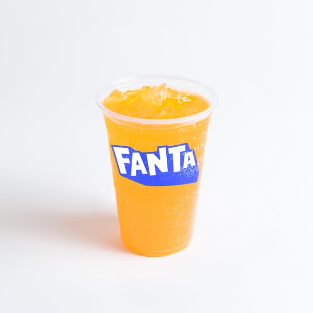 Bottle of Fanta.