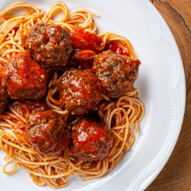 Pasta Meatball Lunch.