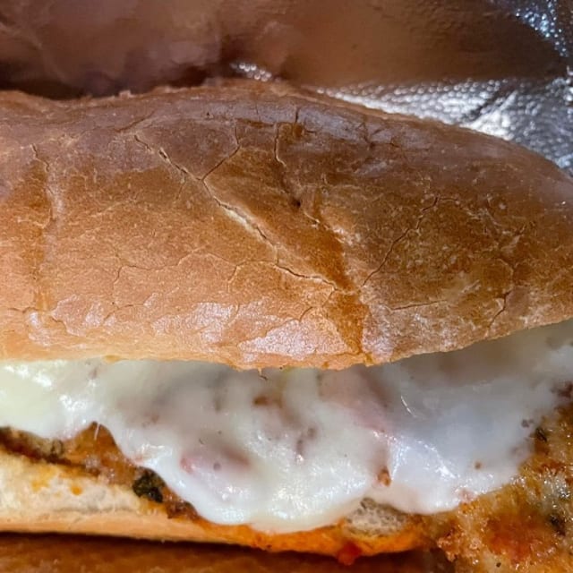 Chicken Parmigiana Sub.