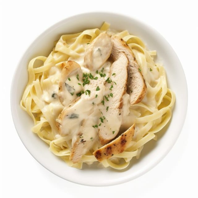 Pasta with Olive Oil & Grilled Chick Lunch.