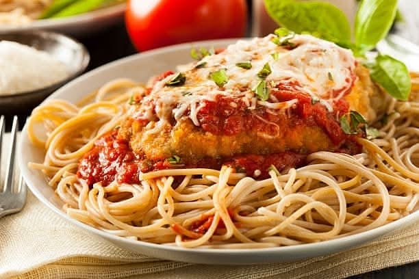 Eggplant Parm Lunch.